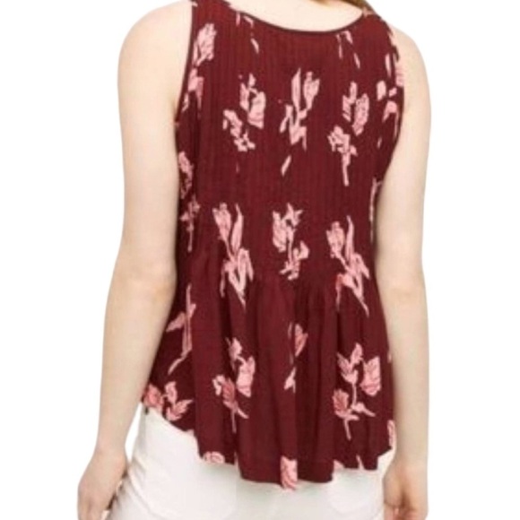 Maeve Anthropologie Diana Floral Swing Tank  Top Size 0 - Picture 11 of 11